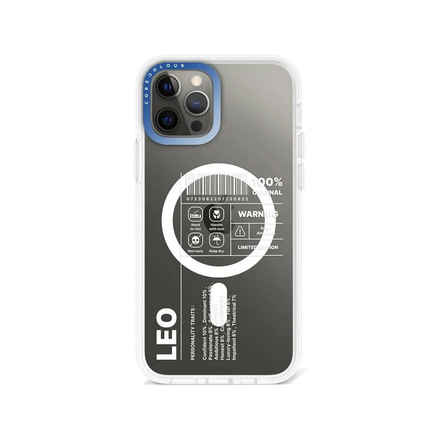 iPhone 12 Pro Max Warning Leo Phone Case MagSafe Compatible
