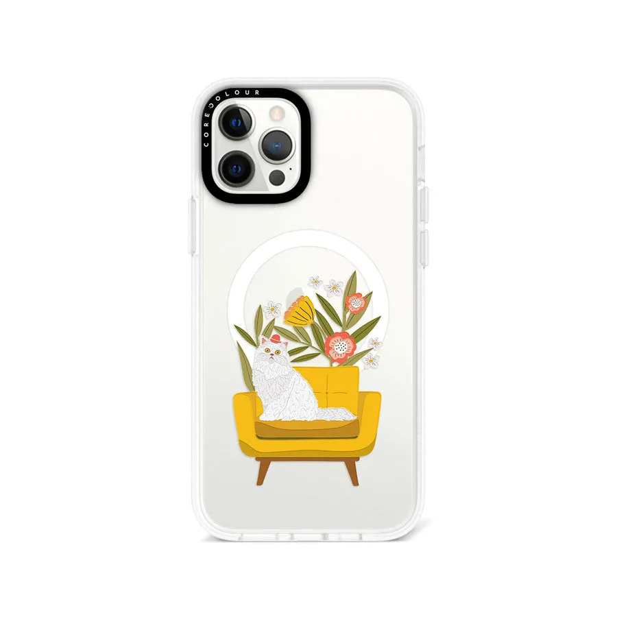 iPhone 12 Pro Persian Cat Phone Case MagSafe Compatible