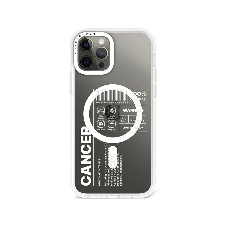 iPhone 12 Pro Warning Cancer Phone Case MagSafe Compatible