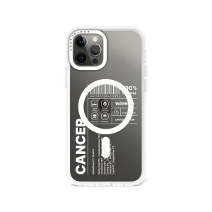iPhone 12 Pro Warning Cancer Phone Case MagSafe Compatible