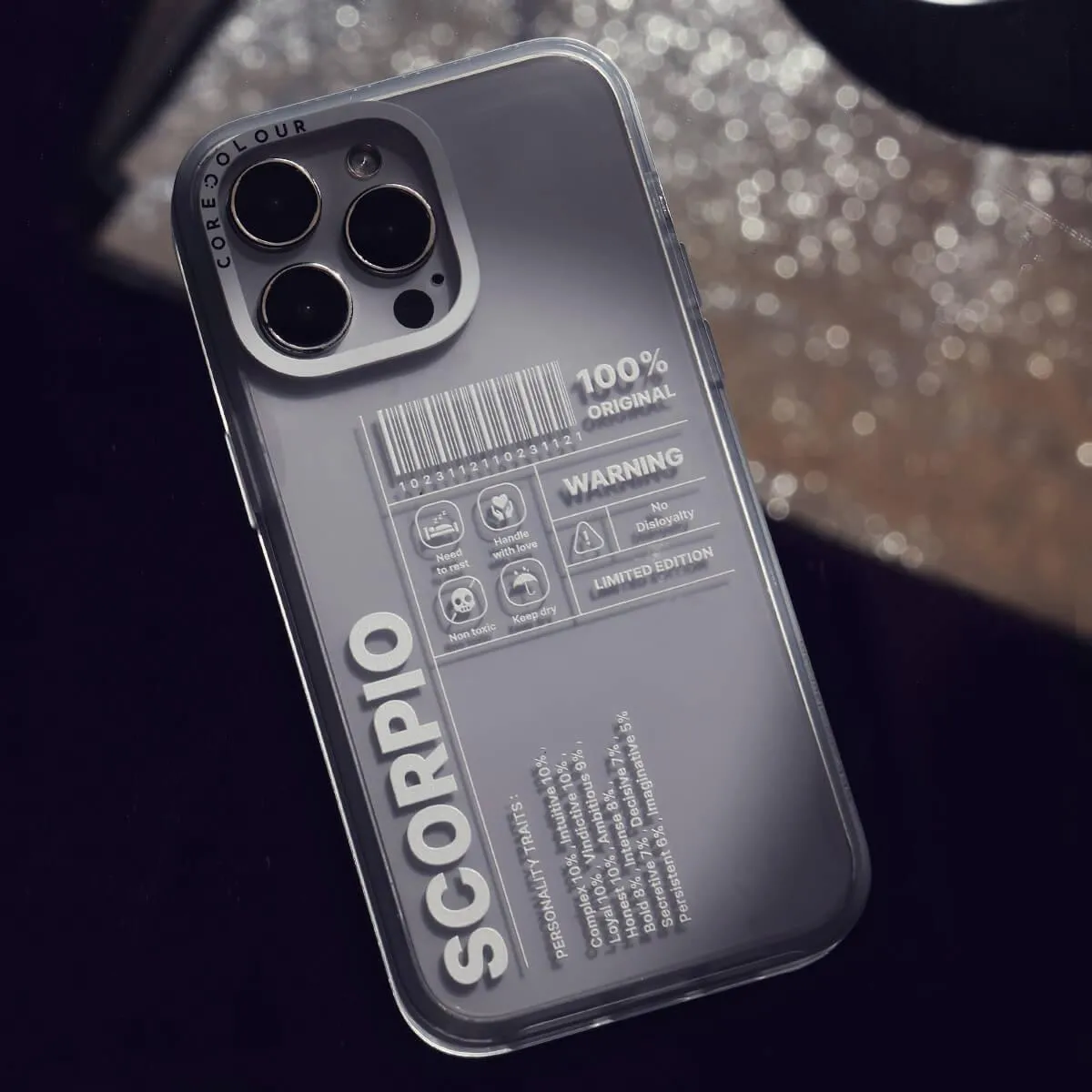 iPhone 12 Pro Warning Scorpio Phone Case