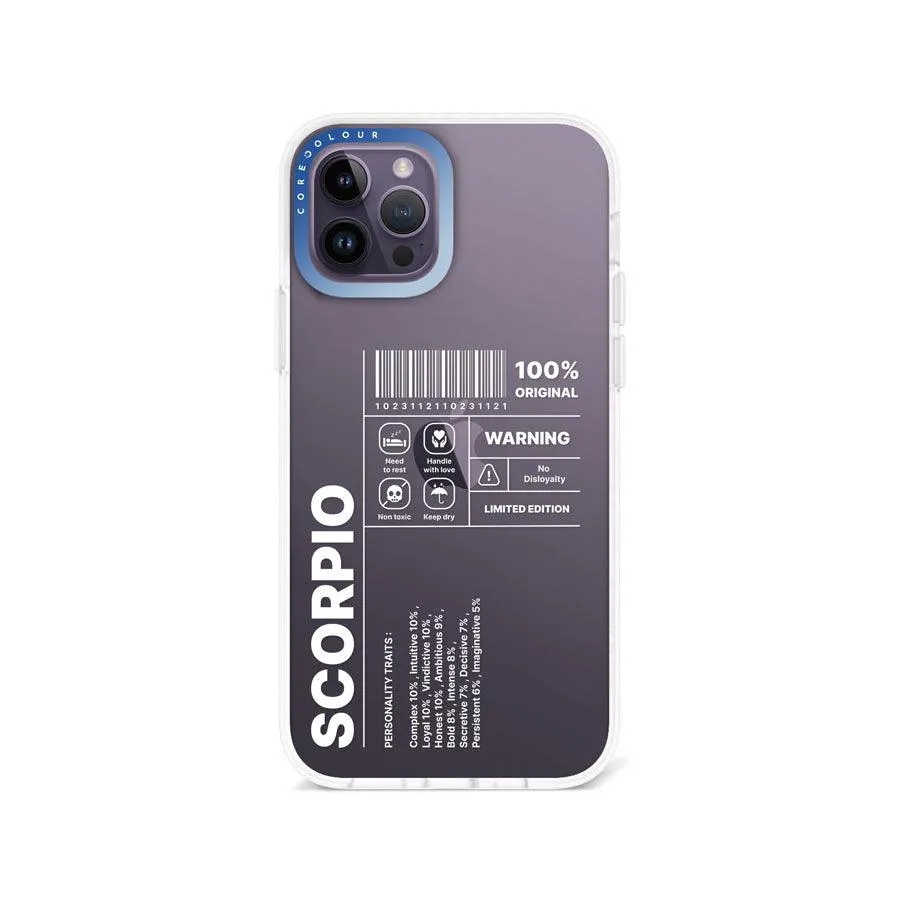 iPhone 12 Pro Warning Scorpio Phone Case