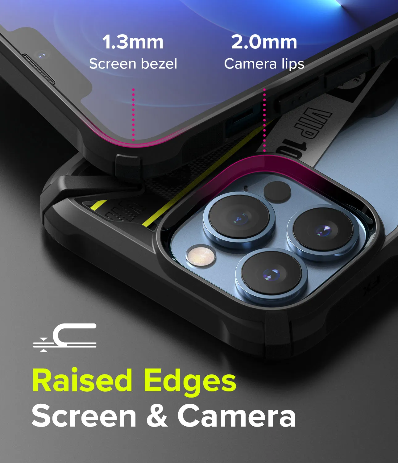 iPhone 13 Pro Case | Fusion-X Design - Ticket Band