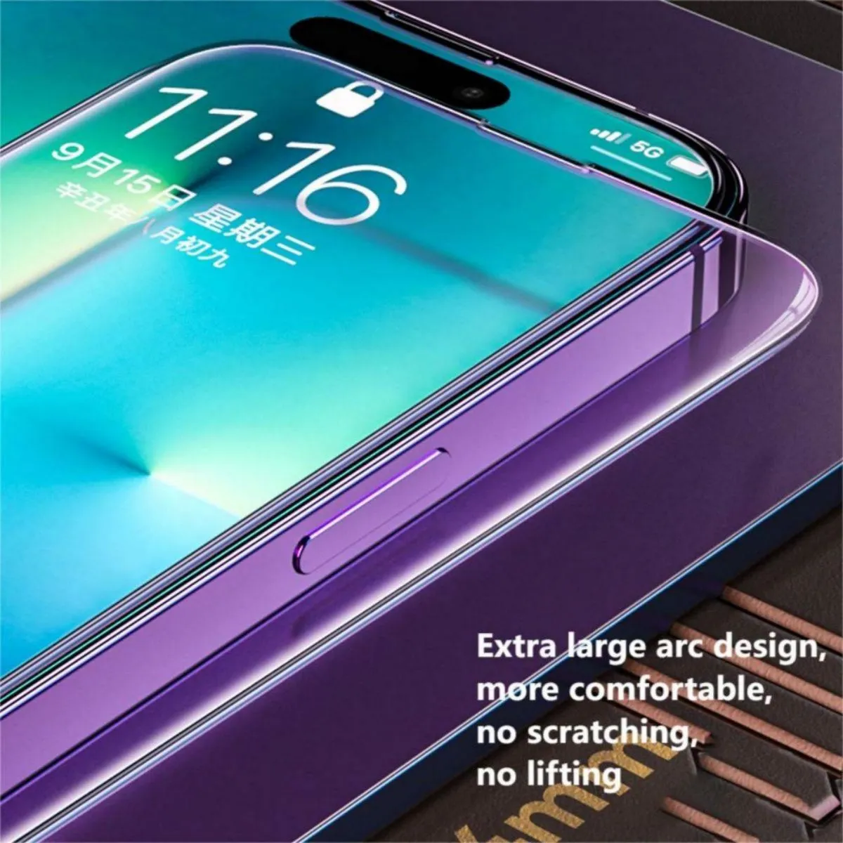 iPhone 14 Plus WEKOME Corning 9D Curved HD Tempered Glass Screen Protector WTP-068
