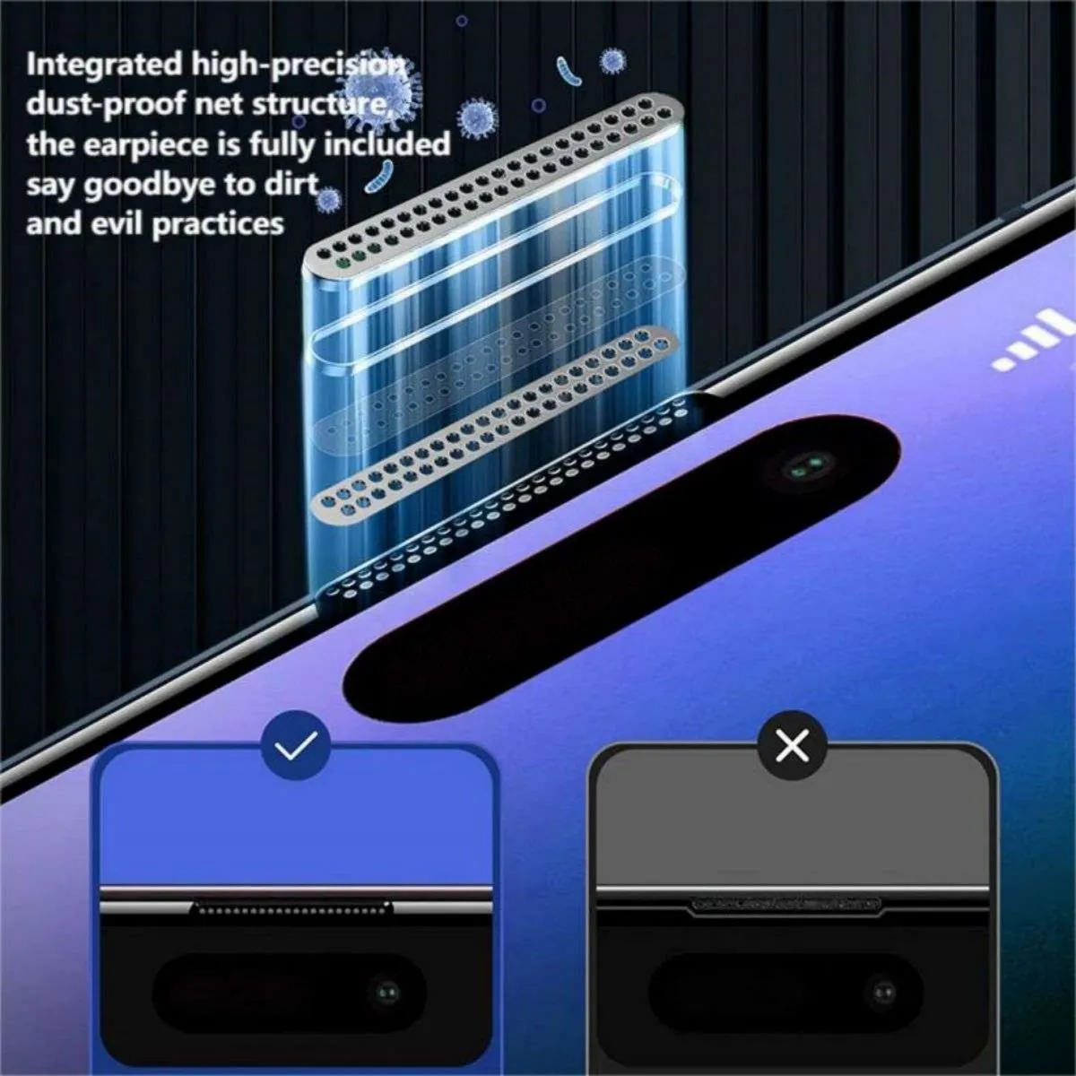 iPhone 15 Pro WEKOME 9D Curved Privacy Tempered Glass Screen Protector WTP-082