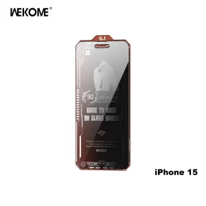 iPhone 15 Pro WEKOME 9D Curved Privacy Tempered Glass Screen Protector WTP-082