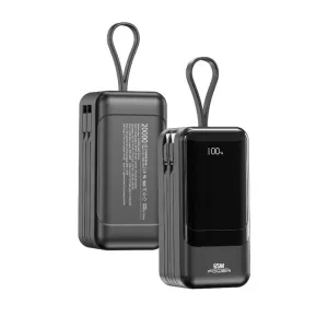 IQ TOUCH 65W Mini Laptop Power Bank (Built-in Typ-C & Lightning Cables) - POWER-X65
