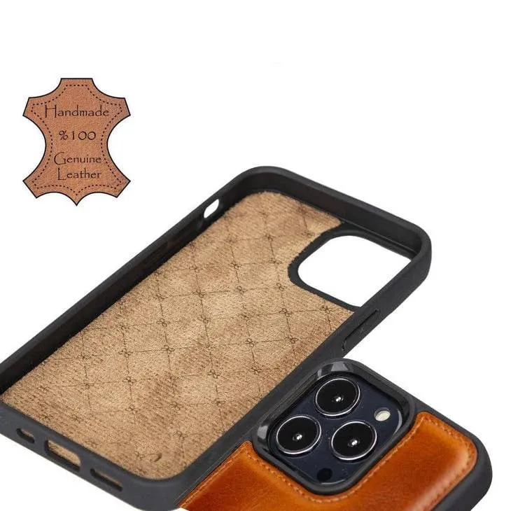 Jeffrey Apple IPhone 13 Series Leather Case With Flexible Back Cover (Set of 4)