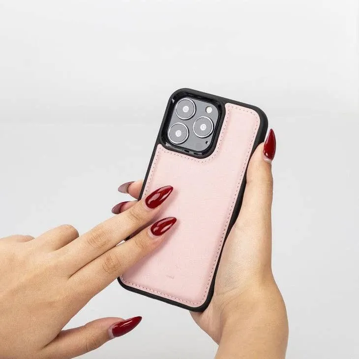 Jeffrey Apple IPhone 13 Series Leather Case With Flexible Back Cover (Set of 4)
