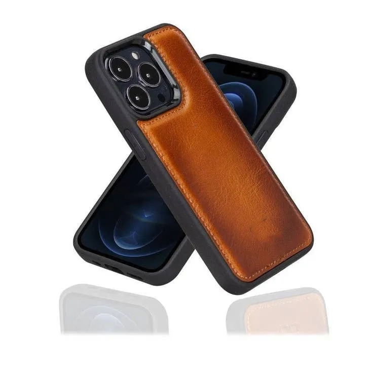 Jeffrey Apple IPhone 13 Series Leather Case With Flexible Back Cover (Set of 4)