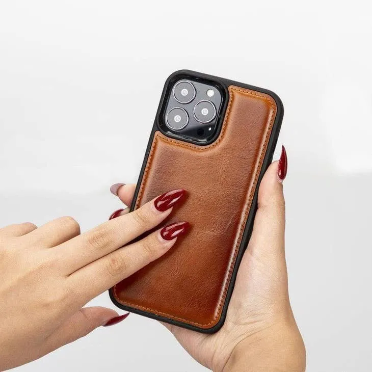 Jeffrey Apple IPhone 13 Series Leather Case With Flexible Back Cover (Set of 4)