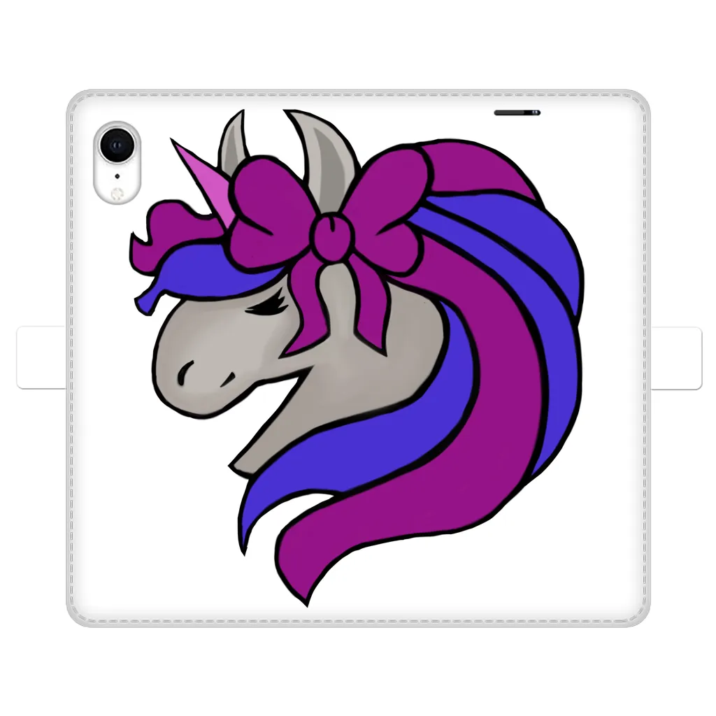 JohnsonKelly_UnicornHead2 Fully Printed Wallet Cases