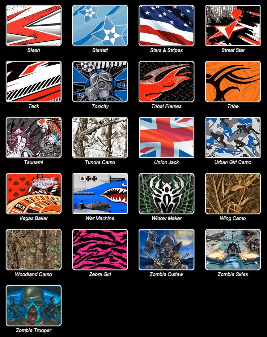 Kawasaki KDX 200 Graphics (1995-2006)