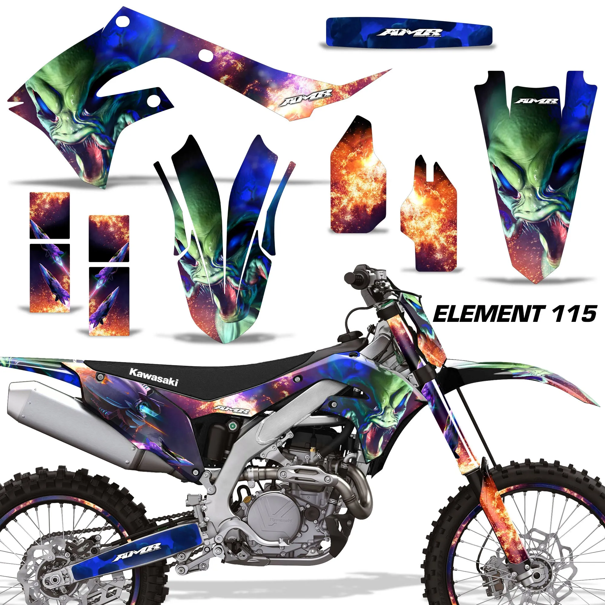 Kawasaki KX 250F(2021-23) /450F Graphics (2019-2023)