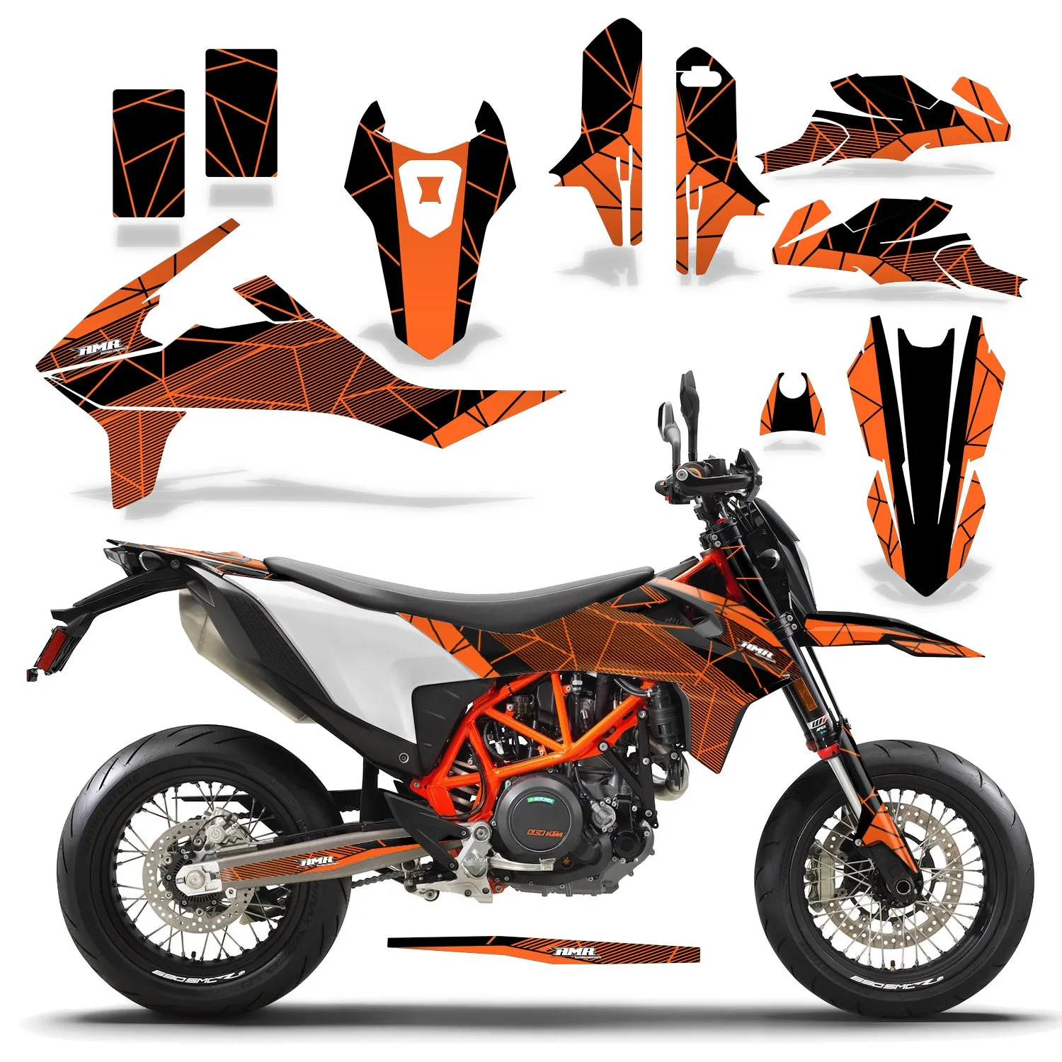 KTM 690 SMC R Bike Graphic Decal Kit (2019-2023)