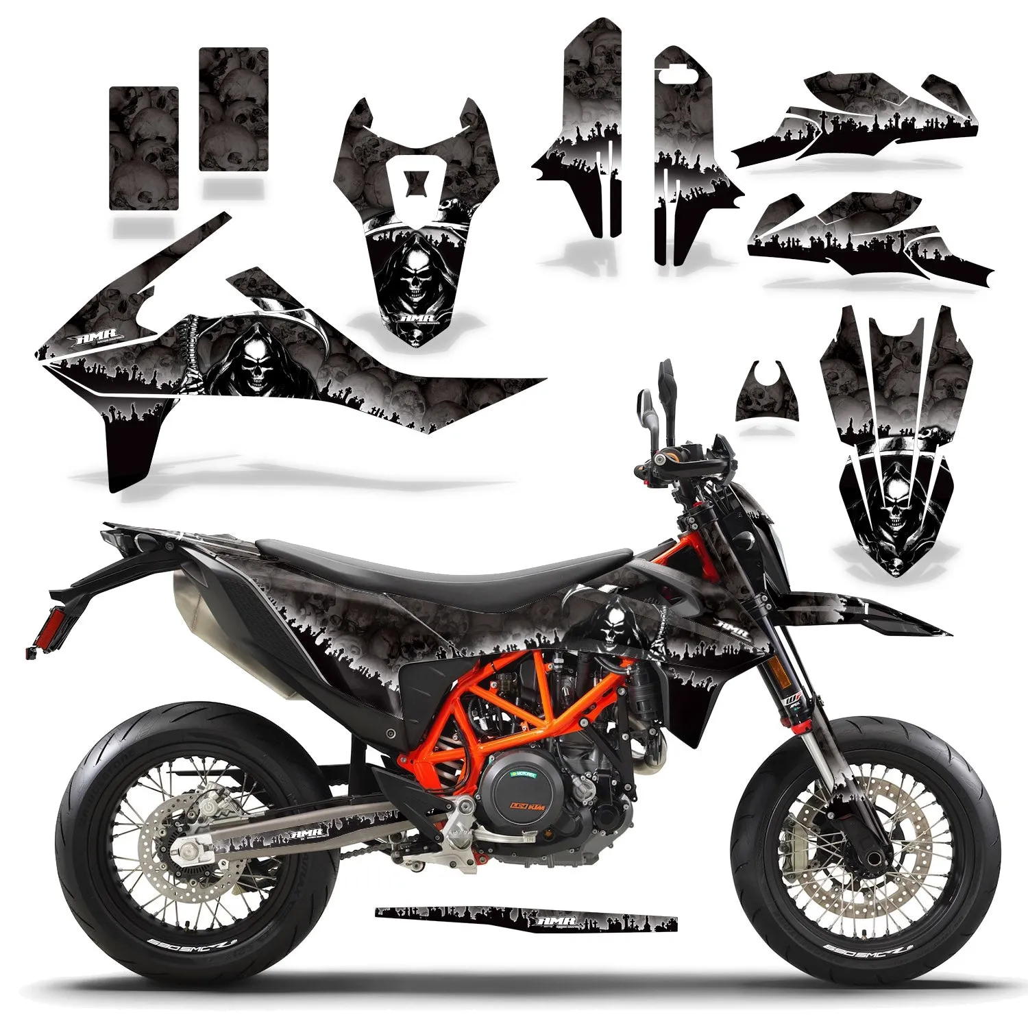 KTM 690 SMC R Bike Graphic Decal Kit (2019-2023)
