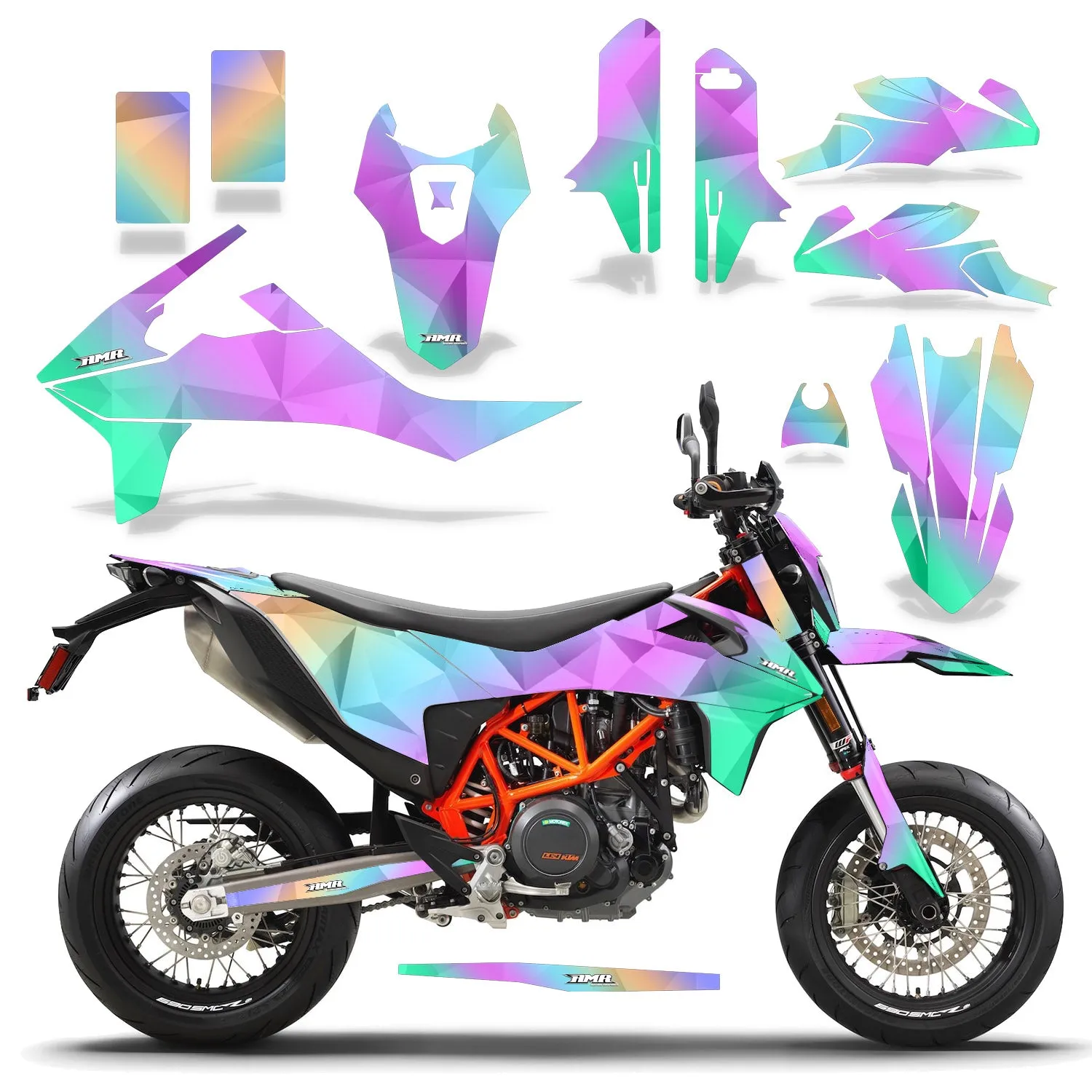 KTM 690 SMC R Bike Graphic Decal Kit (2019-2023)