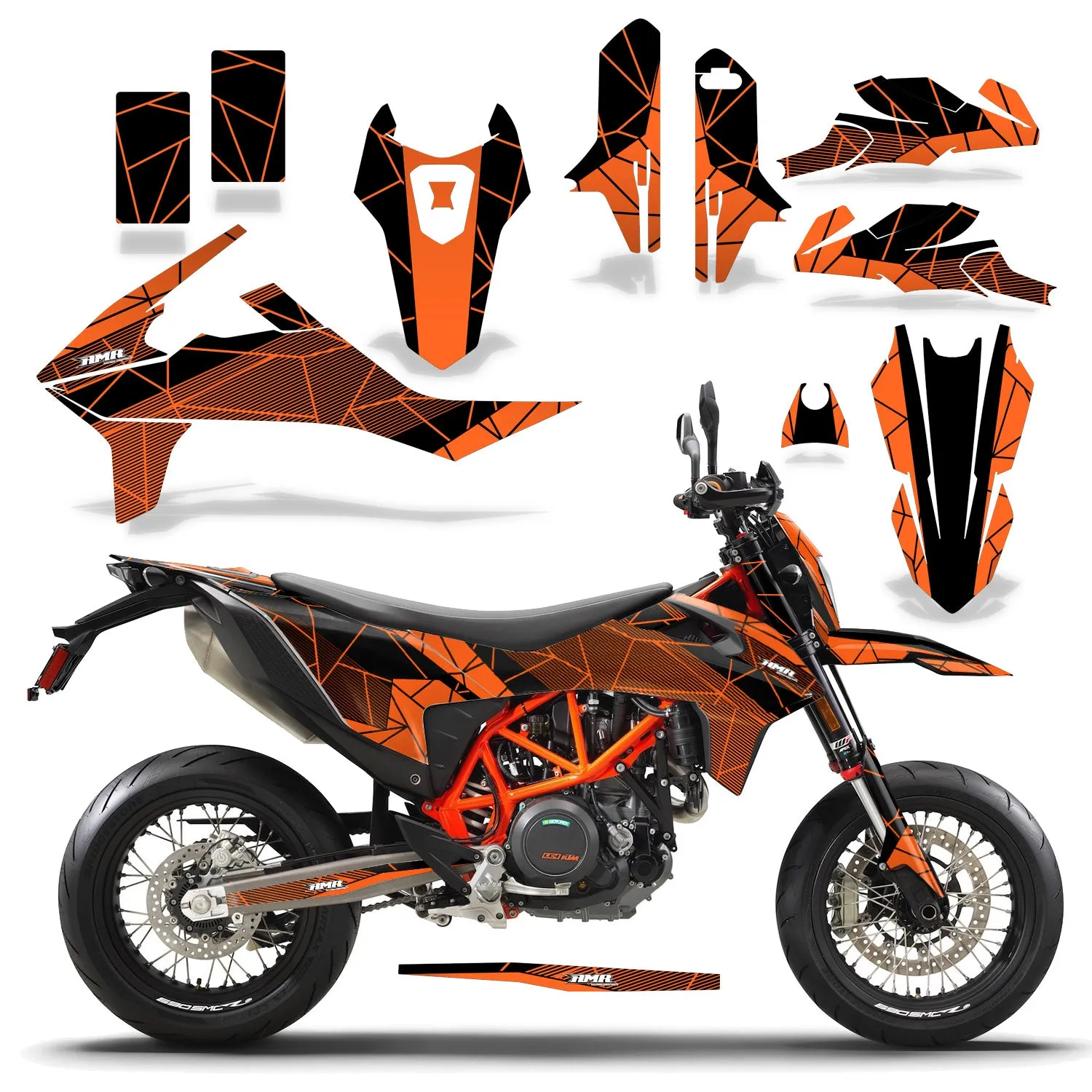 KTM 690 SMC R Bike Graphic Decal Kit (2019-2023)
