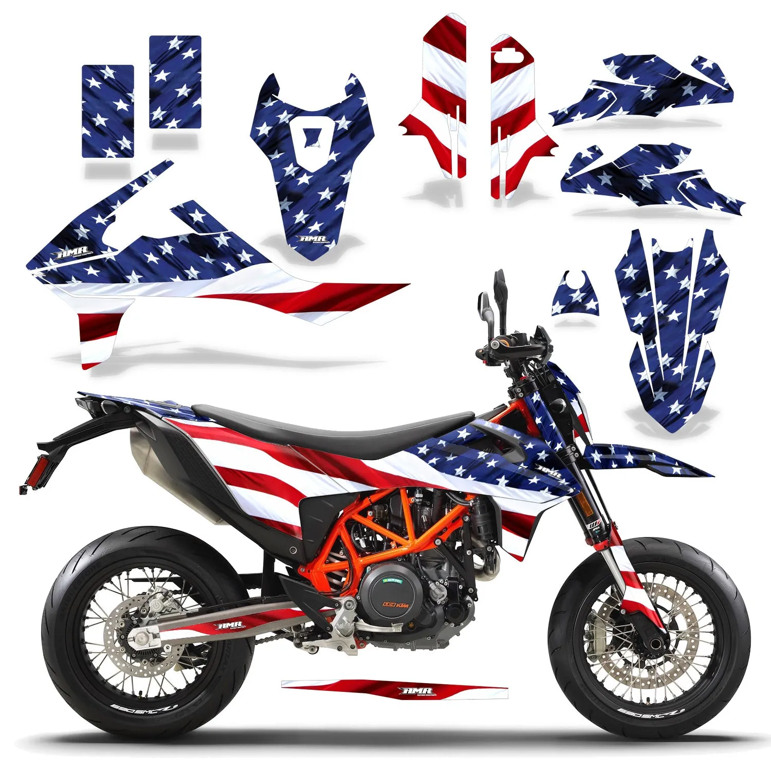 KTM 690 SMC R Bike Graphic Decal Kit (2019-2023)