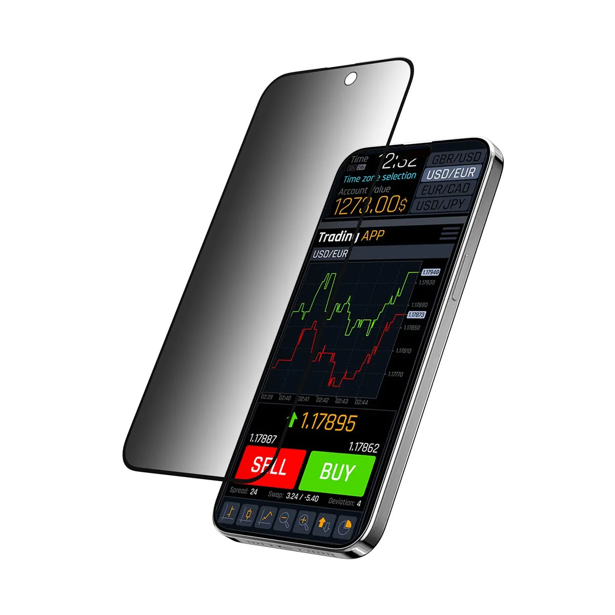 MagEasy Vetro Privacy Screen Protector for iPhone 15 Series