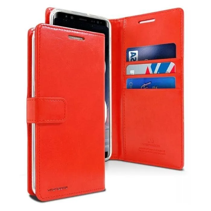 Mercury Blue Moon Diary Samsung Galaxy S8 Plus Case - Red