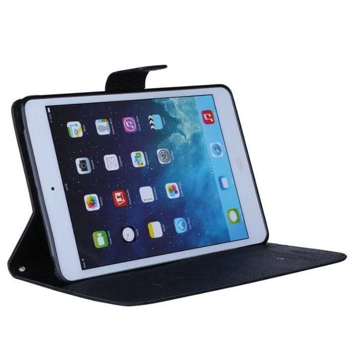 Mercury Fancy Diary Case for iPad 2/3/4 - Black
