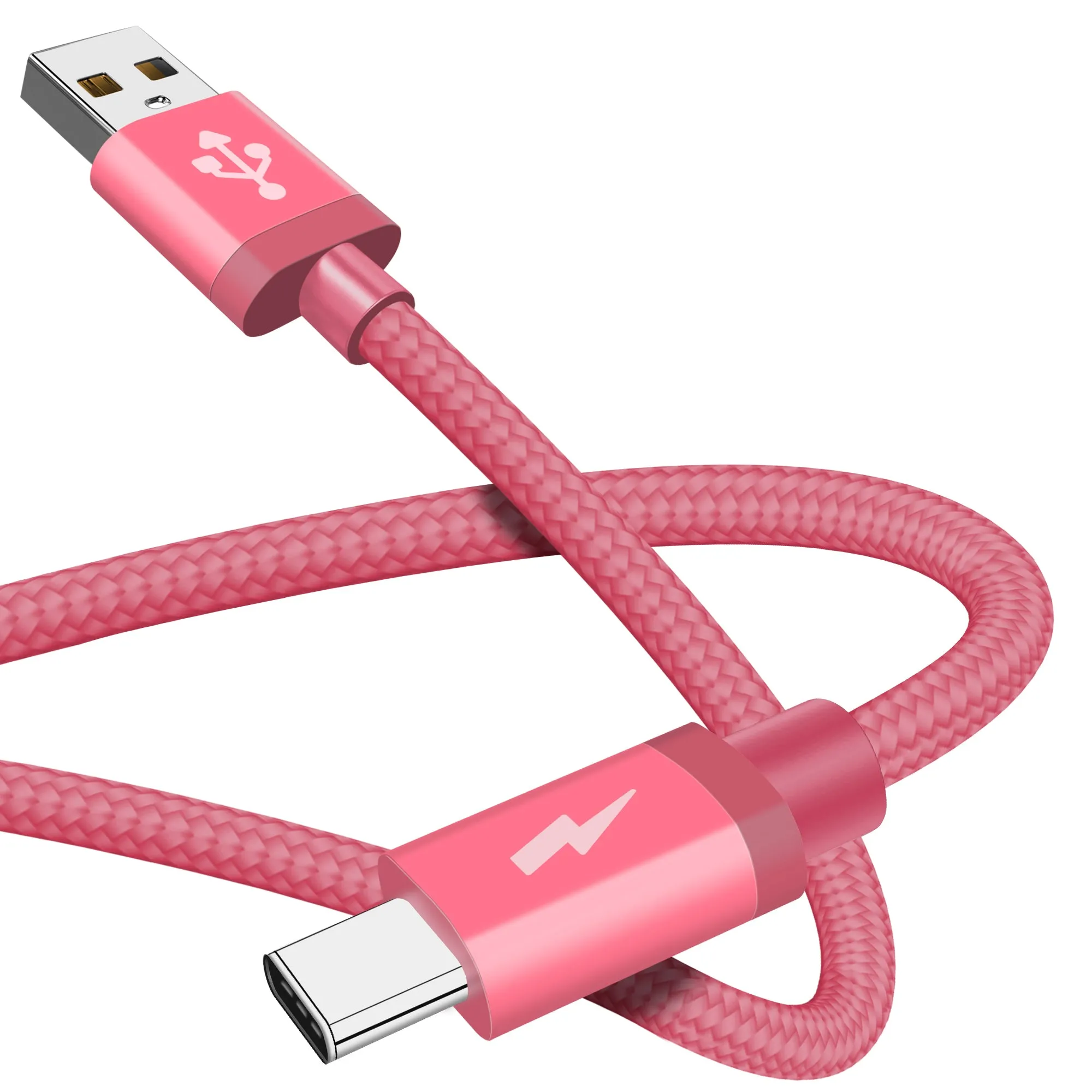 Premium Quality Braided USB Type C Cable for Charger and Data Sync
