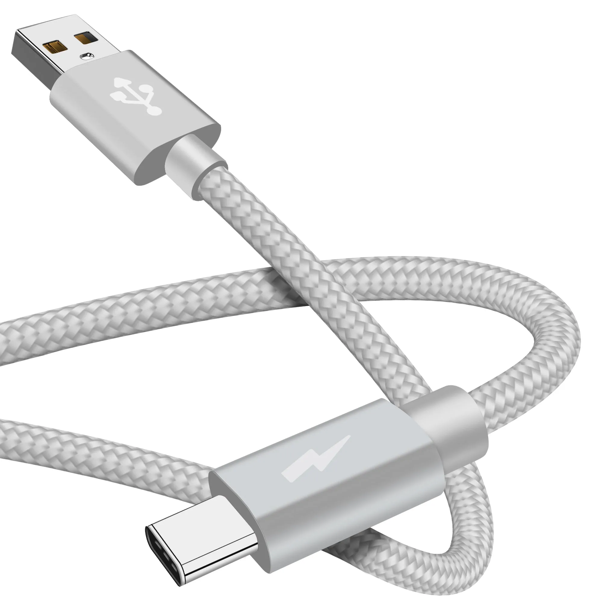 Premium Quality Braided USB Type C Cable for Charger and Data Sync