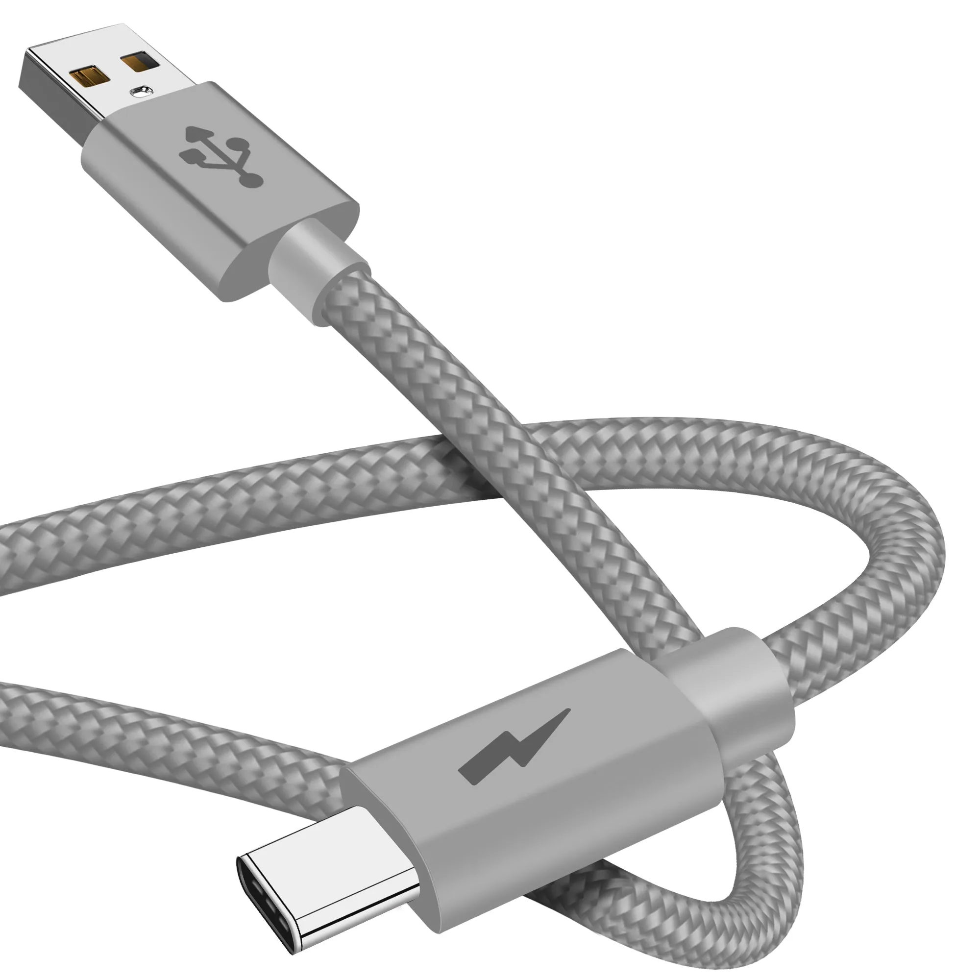 Premium Quality Braided USB Type C Cable for Charger and Data Sync
