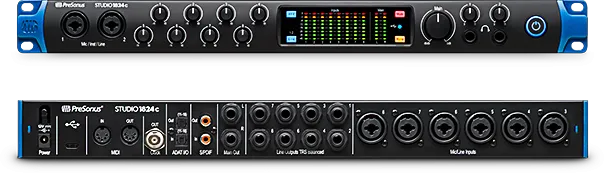 PreSonus Studio 1824C -  The full-featured, Ultra-high-def, USB-C Compatible Audio Interface