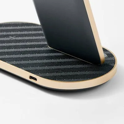 Qi 2-in-1 Wireless Charger - heyday Night Gray