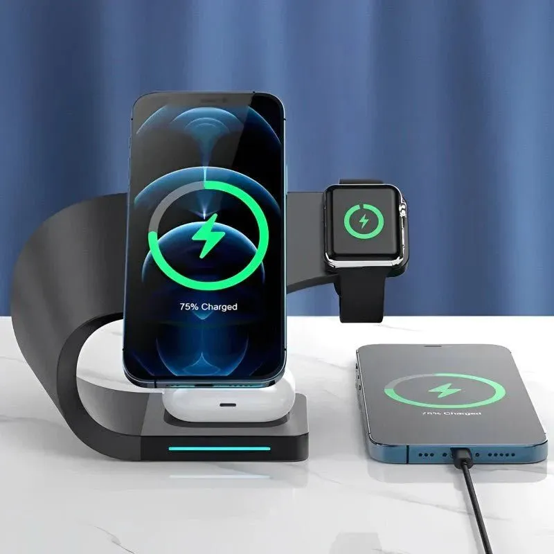 The Curve - 3 in 1 Wireless Charging Station