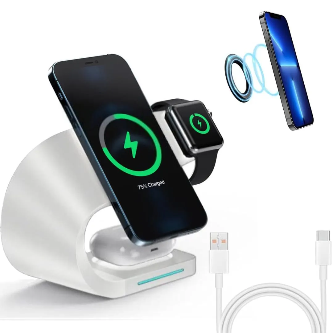 The Curve - 3 in 1 Wireless Charging Station