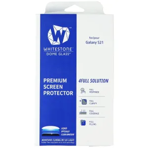Whitestone Dome Glass Premium Screen Protector for Samsung Galaxy S21