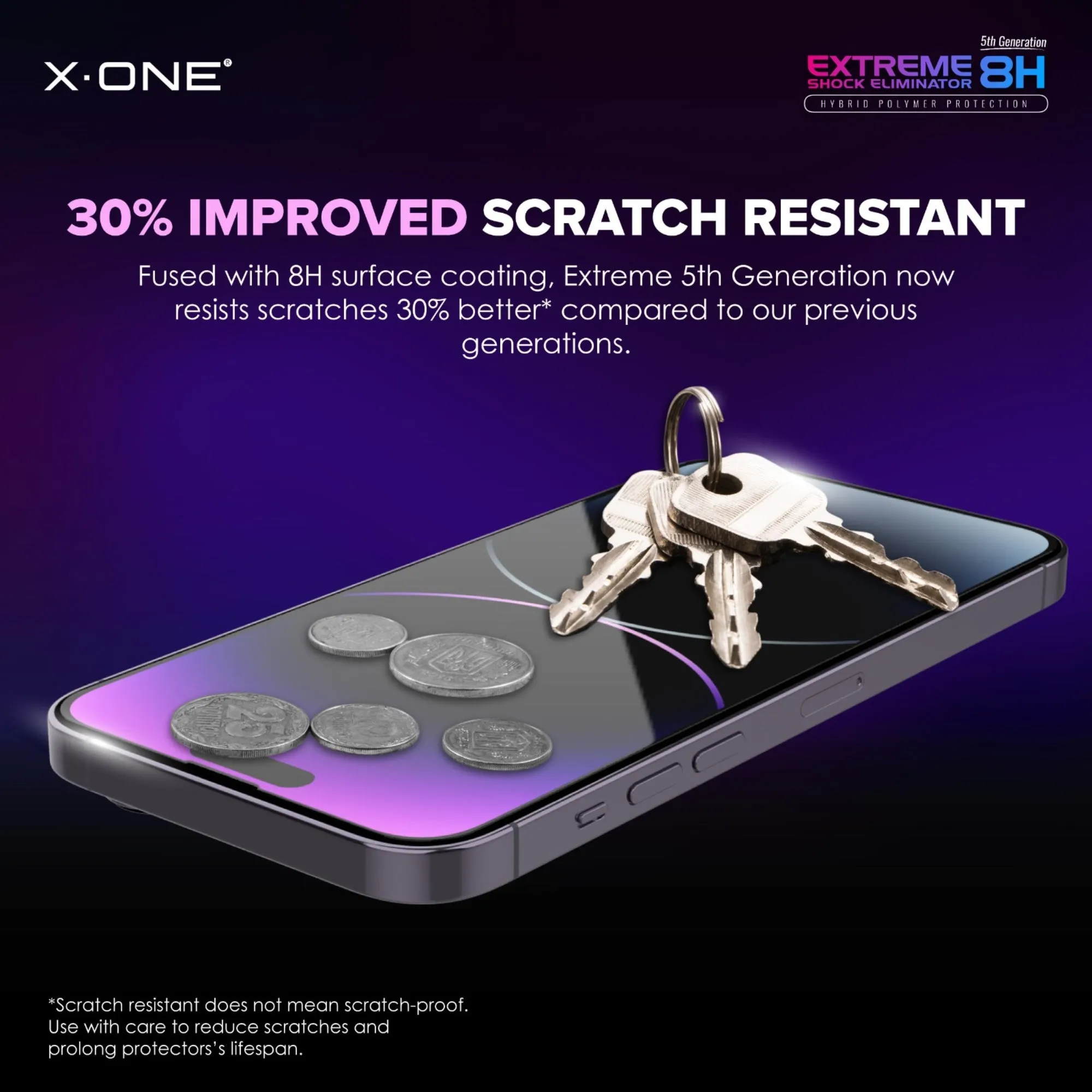 X.One Extreme Shock Eliminator 8H ( 5th Generation ) for iPhone 15 Series - Clear HD